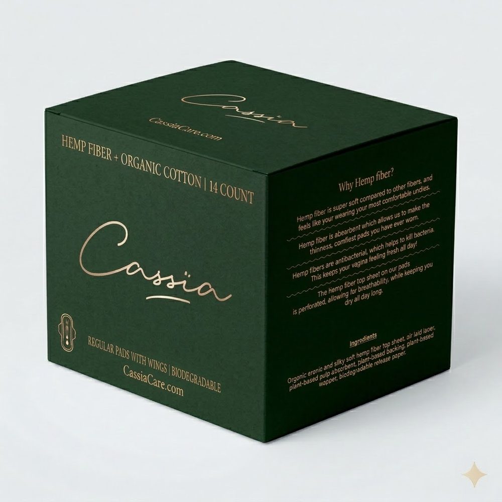 Cassia packaging concept in green